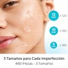 480 Parches para Acné con Ácido Salicílico - 3 Tamaños