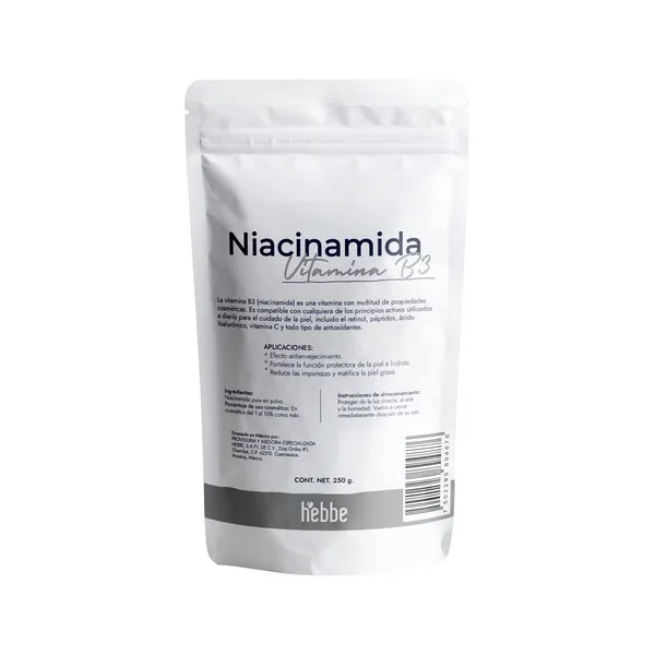 Niacinamida Niacina Cosmetico Facial, Vitamina B3 Pura, Tipo de piel