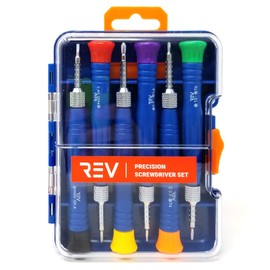 VViViD REV 6 Piece Double-Headed Steel Precision Screwdriver Set w/Durable Carrying Case