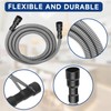 10 Ft Dishwasher Drain Hose Extension Corrugated and Flexible Dishwasher