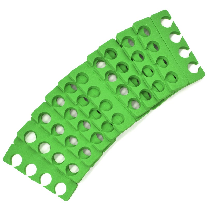 PrettyClaw Toe Separators 100 Pairs (200 Pieces) (Green)