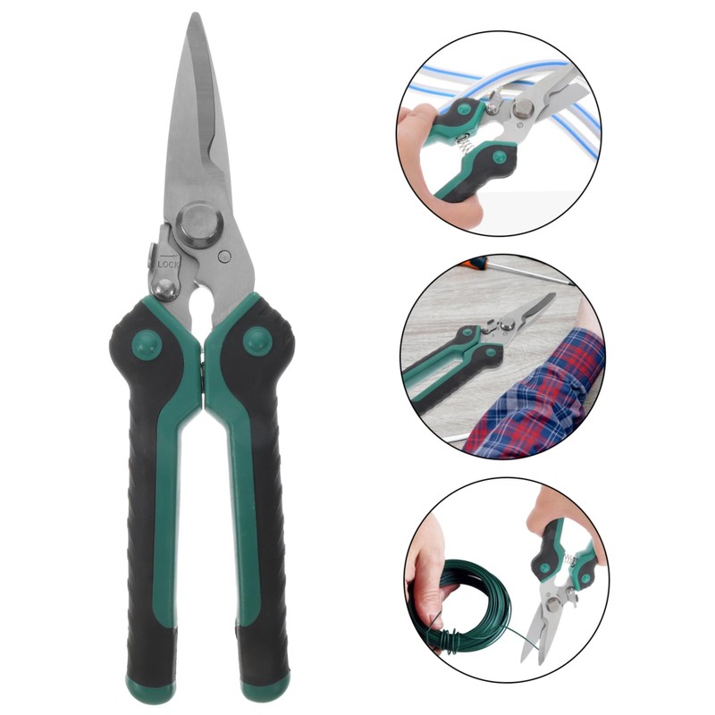 TEHAUX 1Pc Non Skid Multi Functional Electronic Scissor for Wire