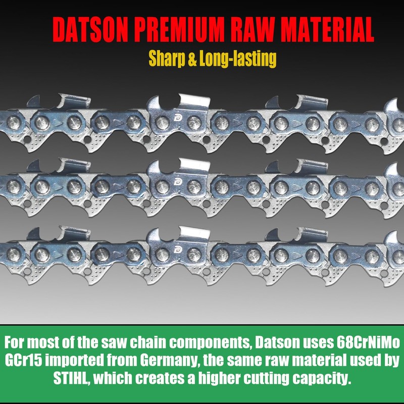 16" Chainsaw Saw Chain for Harbor Freight Atlas 40V model