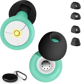 Ear Plugs for Sleeping Noise Cancelling,Reusable Silicone Ear Plugs - 8 Ear Tips in S/M/L/Double-layered Ear Plugs with small Box and Hook -Noise Reduction 20dB.Suitable for Travel, Work,Snoring,Study