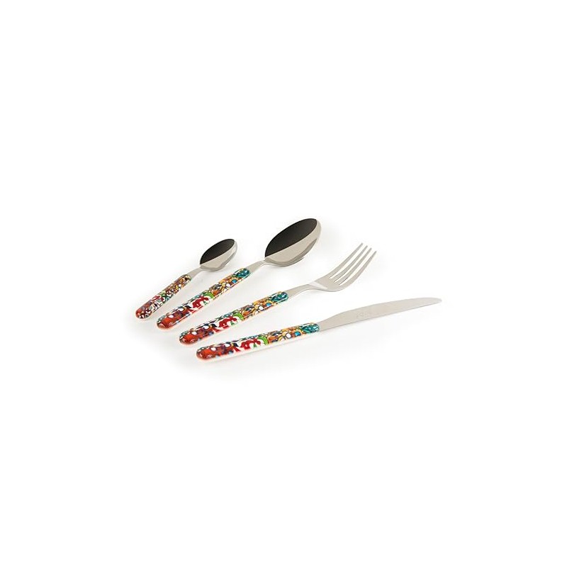 Excelsa Lisbon 16 Piece Stainless Steel Cutlery Set with Plastic
