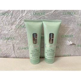 Lot of 2 Clinique 7 Day Scrub Cream Rinse-Off Formula 3.4oz - New