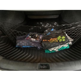 EACCESSORIES EA Rear Trunk Middle Envelope Style Organizer Cargo Net for Nissan Altima 2013-2025 – Cargo Net for Sedan – Premium Mesh Car Trunk Organizer Vehicle Carrier Storage–Compatible with Altima