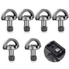 6 PCS 1/4" Camera Screws, Camera Mounting Screw D-Ring Screws
