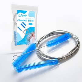 8-in-1 CPAP Tube Cleaning Brush. 2 Brush Diameter 17mm & 19mm, 210mm Long, Suitable for All CPAP Hose Type, Reduced Dirt/Enjoy Improved Air Quality, Enhanced Your CPAP Machine