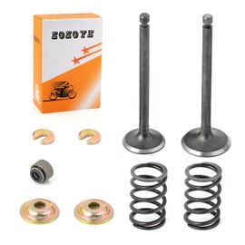 Intake and Exhaust Valve & Seal Spring Rebuild Kit Compatible with Yamaha Gas Golf Cart G2 G5 G8 G9 G11 G14 1989 1990 1991 1992 1993 1994 1995 1996