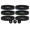 Inkstone "Faith, Hope, & Love Silicone Rubber Wristbands Bible Verses