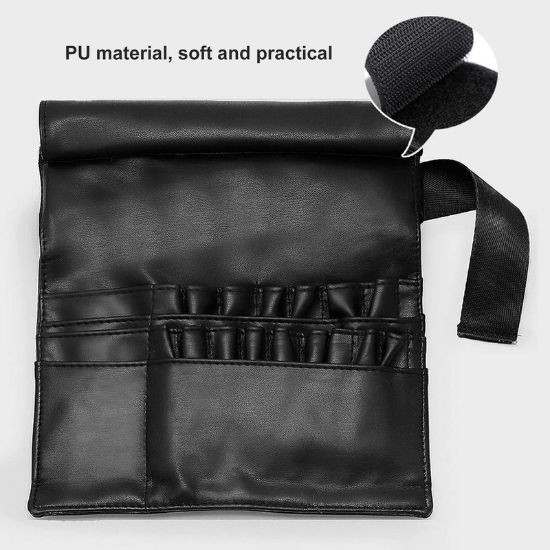 Makeup Artist Waist Bag PU Material Cosmetic Tool Storage Holder