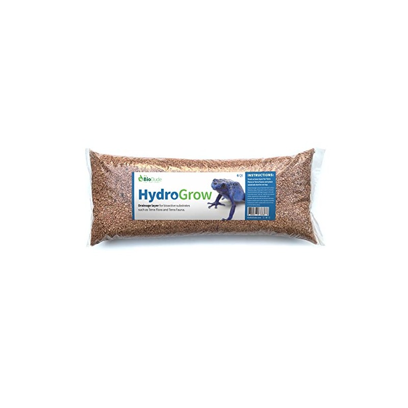 The Bio Dude HydroGrow Drainage layer for tropical bioactive terrariums