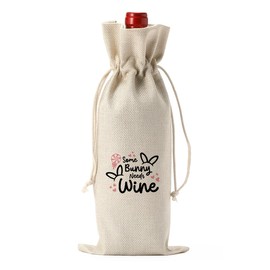 Funny Easter Wine Bag Easter Basket Easter Lollipop Decorations Holiday Gifts for Women Men Easter Wine Bag Gifts for Wine Lover Easter Party Decorations