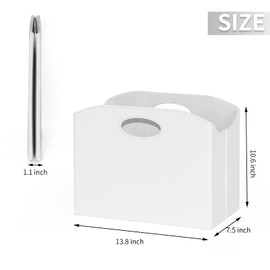 EZDeco Magazine Holder Foldable Magazine Rack Floor PU Leather File Holder Newspaper Book Storage Basket Document File Folder Organizer for Office Home (White-1)