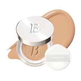 BANILA CO Covericious Ultimate Cover Cushion | Up to 100HR Long-Wear Foundation | 20 Shades for All Skin Tones | Matte & Lightweight Finish | Korean Cushion Foundation (14g / 0.49 oz), 25C AMBER