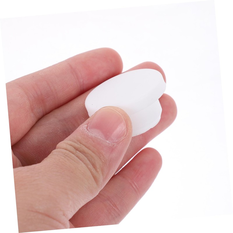 Gadpiparty 10Pcs Bathroom Sink Overflow Covers Leaking Drain Plugs for