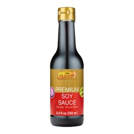 Lee Kum Kee Premium Soy Sauce (8.4 oz - 1 Pack), Non-GM Soybeans, Vegan, All-Purpose Seasoning, Perfect for Marinades, Sauces, Stir-Frying, Stews, & Dipping