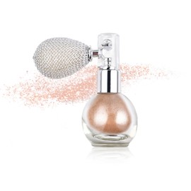 Eshioh Glitter Spray, Versatile Glitter Spray for Hair and Body Cosmetic, Highlighter Powder for Women, Body Shimmer for Party, Music Festival and Wedding #Brown