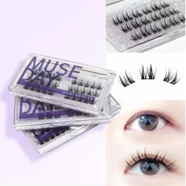 Muse Day 노글루 속눈썹 가닥속눈썹 뮤즈데이 셀프 DIY 연장 가닥 부분 셀프속눈썹 [OFF D39] Noglue Eyelash Individual Lashes Muse Day Self DIY Extension Clusters Self Lashes [OFF D39]
