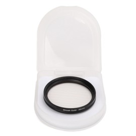 Junestar Camera Lens Filter Gold Streak Anamorphic Effect Photography Filter Accessories 46mm/1.81in