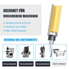 WOBLLMX 8 mm Shank Flush Cutter, Diameter 19 mm, Working