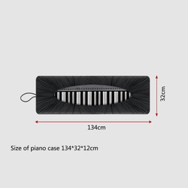 Temsufeo 2 piano Keyboard Dust Cavers, Stretchable Electranic Piana Dust pratectian Caver, Commplete Set af Music keyboard protectian Covers, Suitable for Various key instruments (88 keys)