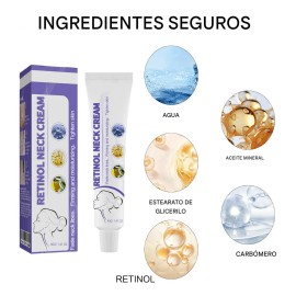 Mopoyat Crema Hidratante Cuello Retinol Líneas Arrugas