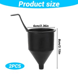 Liquid Consistency Thickness Cup, Viscosity Measuring Cup Measure Paint Varnish Lacquer Inks Replace SG244, Viscosimeter to Measure Paint, 2 PCS