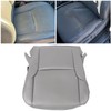 Kojem Driver Bottom Seat Cover Front Synthetic Leather Gray Compatible