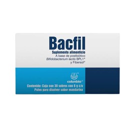 Bacfil Suplemento Alimenticio, 30 Sobres