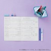 Kokuyo No-Y82LT-VX2SET Campus Notebook, Study Planner, 2 Weeks Ruled, A5,