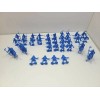 Marx (~40) Marx Re-Issue 1/32nd scale Blue Armored Knights &