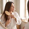 20 Pcs Wooden Hair Brush Bulk, Anti-Static