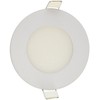 Sanelec 1131 Panel Circular para empotrar, 3W, Luz Fría