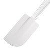 Vogue Rubber Ended Spatula 25.5 cm/10 inch, White, ABS Handle