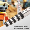 Mountlaser Aluminum Grade Rod 16Foot-10th, 5 Sections Dual Sided Telescoping