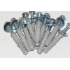 10 x M8 x 50mm Masonry Brick Wall Fixing Screw
