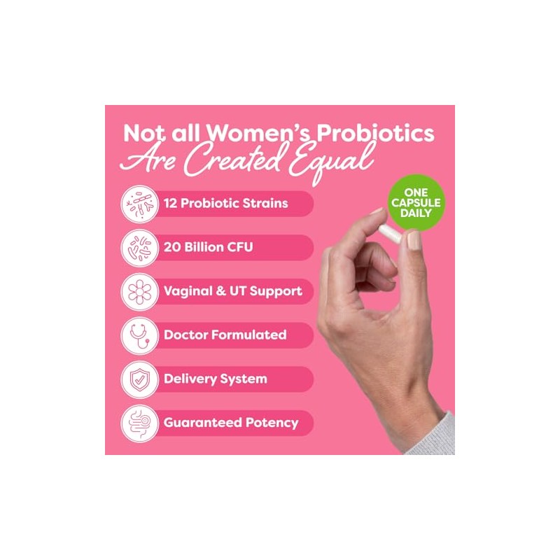 Probulin Womens Health Probiotic, 30 Capsules