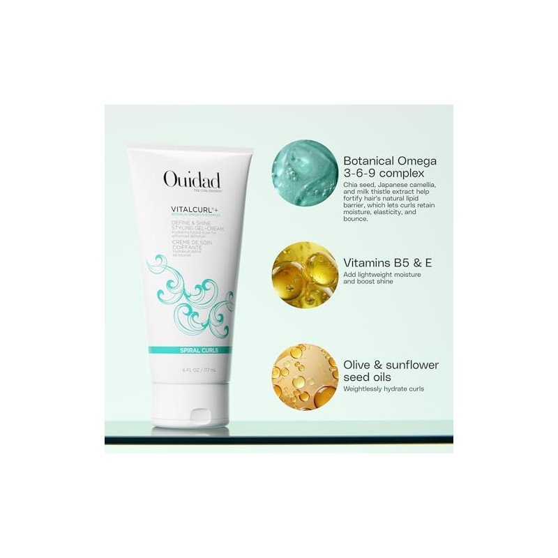 VitalCurl Plus Define and Shine Styling Gel-Cream by Ouidad for