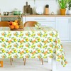 KP HOME Waterproof Wipe Clean Tablecloth - Rectangular Oilcloth 78x55in