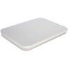 TRIOSK Tin Box with Lid, Metal Tin 16.0 x 12.3