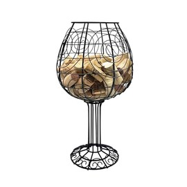 Oeno Wine Cork Holder Metal Display Collector - Wine Glass