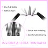 VEYESBEAUTY Lash Clusters Eyelash Extensions Thin & Invisible Band DIY