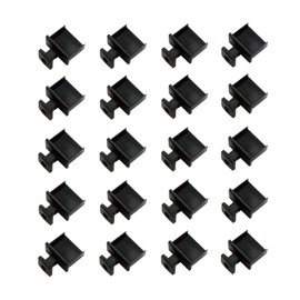 monofive MF-USB-TAB20B USB Port Connector Dustproof Protective Cover Cap (20 Pieces) with Knob Hard Type