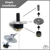 Blender Coupling Stud Slinger Pin, Kit Replacement Part Compatible with