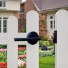 Double Sided Gate Latch for Wooden Fence Heavy Duty Swinging