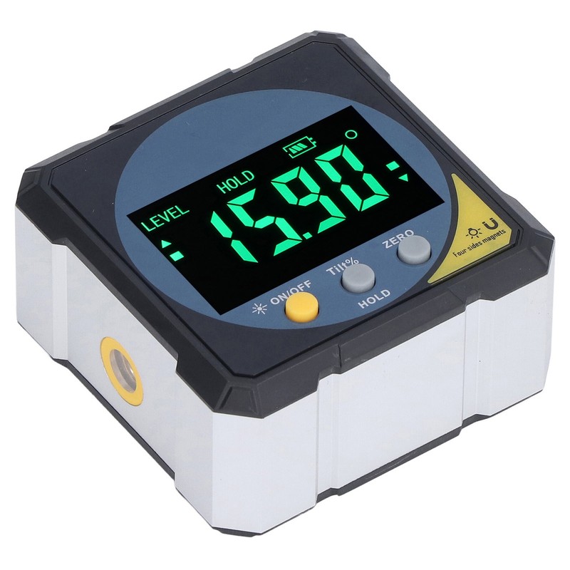 Digital Angle Finder Laser Magnetic Inclinometer Box Gauge Electronic Protractor