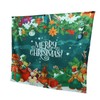 SHOWERORO Oilproof Tablecloth Christmas Table Cover Waterproof Vinyl PVC for