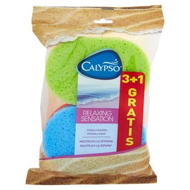 Calypso Relaxing Sensation Sponge Soft Multiples Foam - 4 Sponges - [1 Pack]